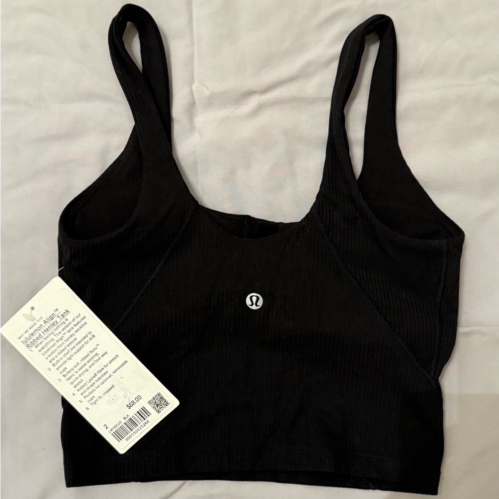 Lululemon Align Ribbed Henley Tank size 2
